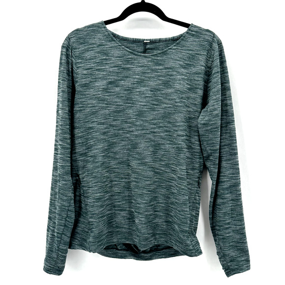 Lululemon & Go City Pullover Top Womens 8 Rulu‎ Green Athleisure Active Preppy - Picture 1 of 7